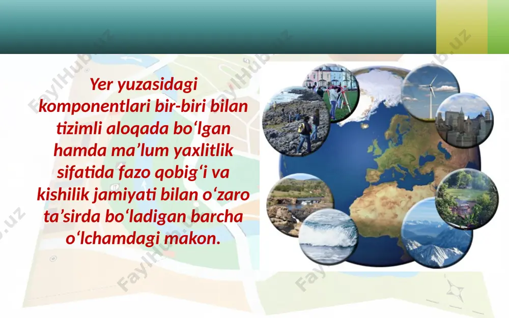 geotizimlar va ularning pog‘onasimonligi. 10 - sinf - Page 4