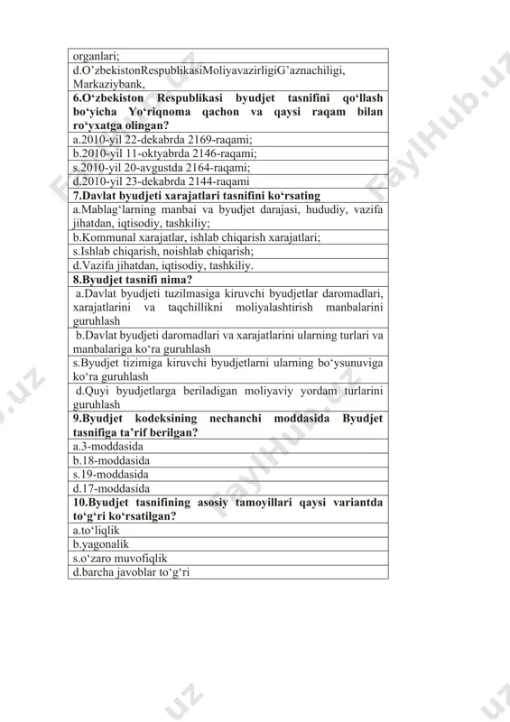 byudjet tizimi va byudjet tuzilmasi - Page 3