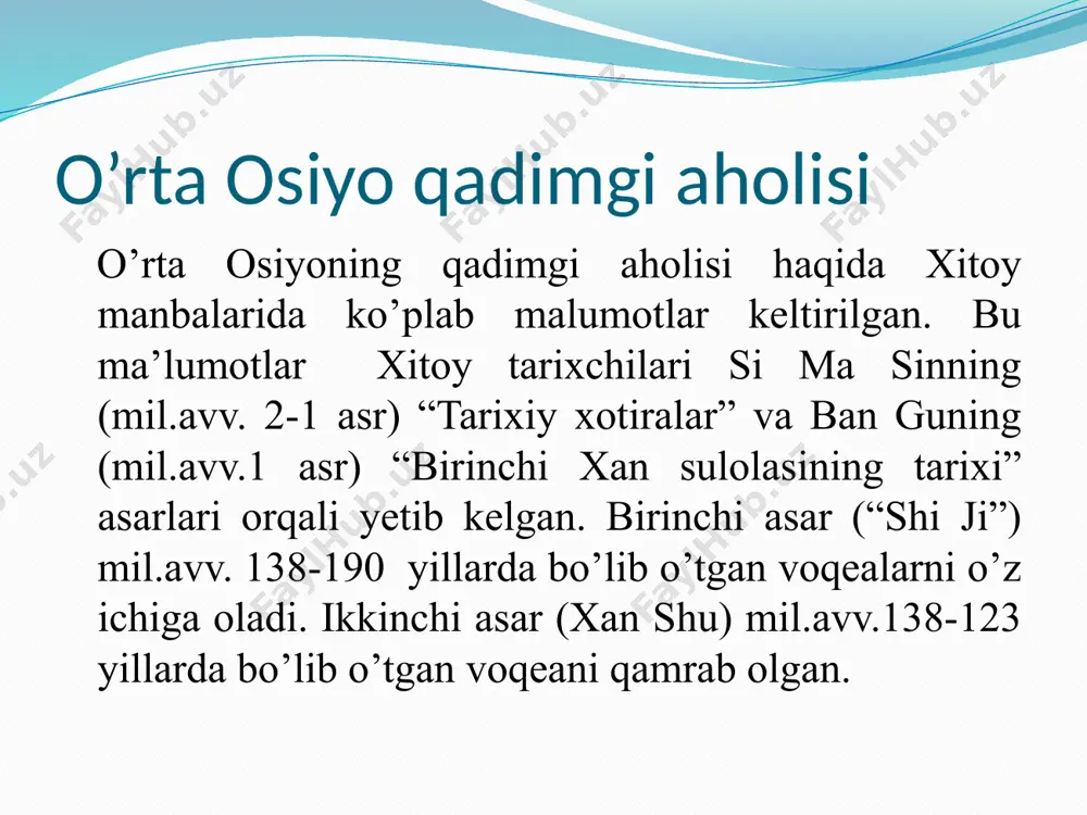 o’rta osiyoning qadimgi aholisi haqida xitoy manbalari - Page 4