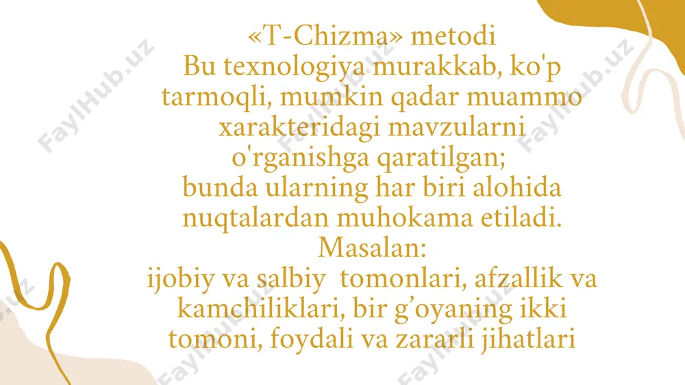 t-chizma metodi - Page 2