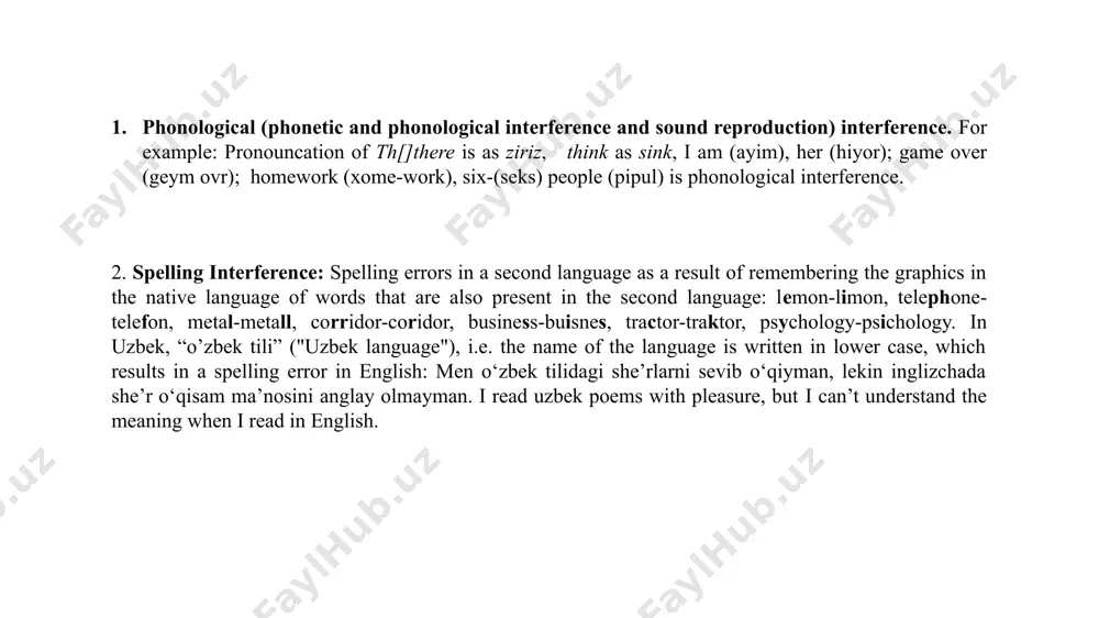 problem of interference in translation - Page 4