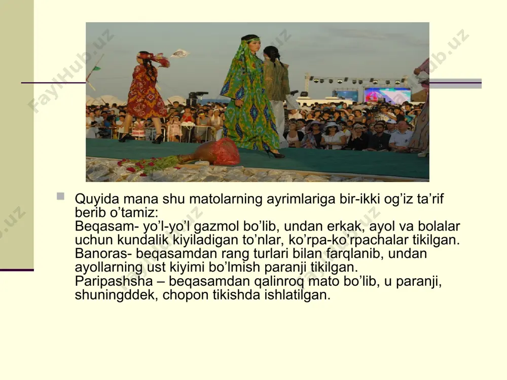 o'zbek milliy kiyimlariga moslashgan matolar - Page 4