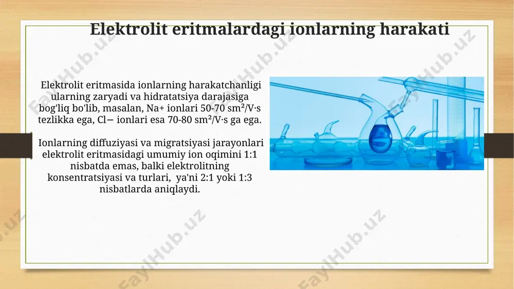elektroliz jarayonlarida eritma muhiti - Page 4