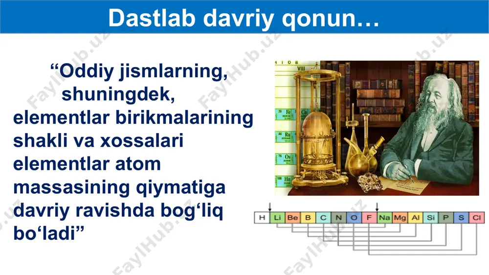 kimyoviy elementlar davriy sistemasi - Page 4