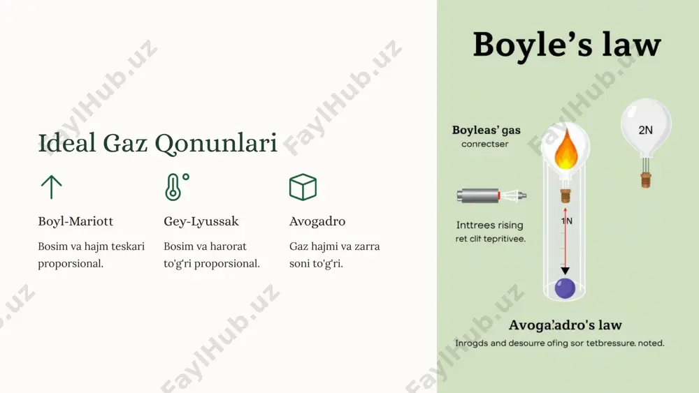ideal gaz holat tenglamasi - Page 5