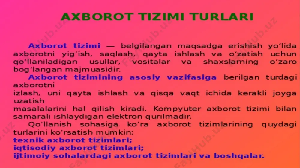 qaror qabul qilish tizimlarida axborot turlari - Page 4