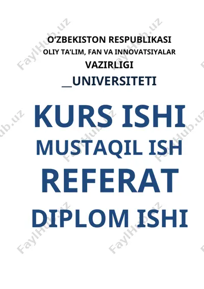 ipak va buyuk ipak yo’li — DOC