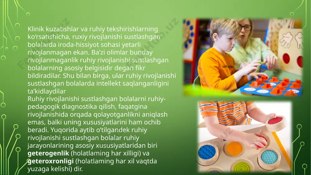ruhiy rivojlanishi sustlashgan bolalar - Page 5
