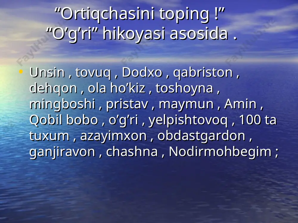 dahshat hioyasi tahlil dars ishlanma - Page 4
