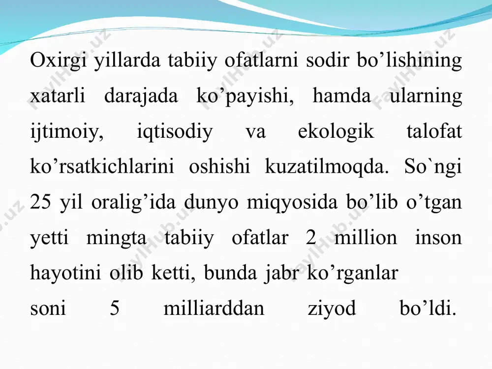 tabiiy va ekologik kataklizmlar - Page 3