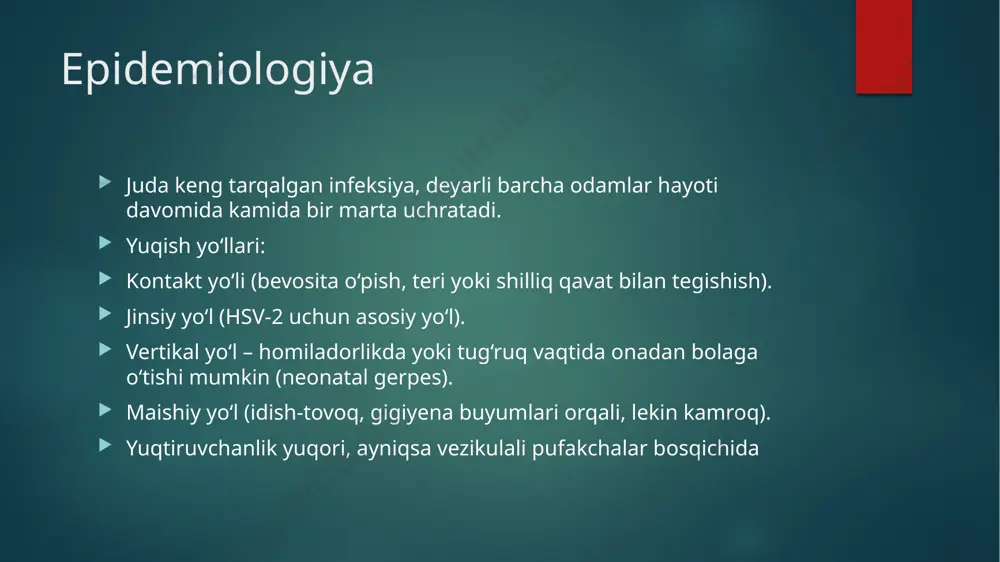 oddiy gerpes infeksiyasi va sitomegalovirus infeksiyasi - Page 4