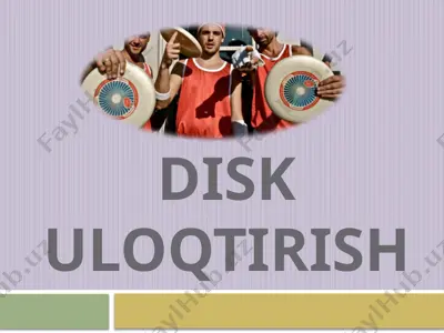 disk uloqtirish — PPTX