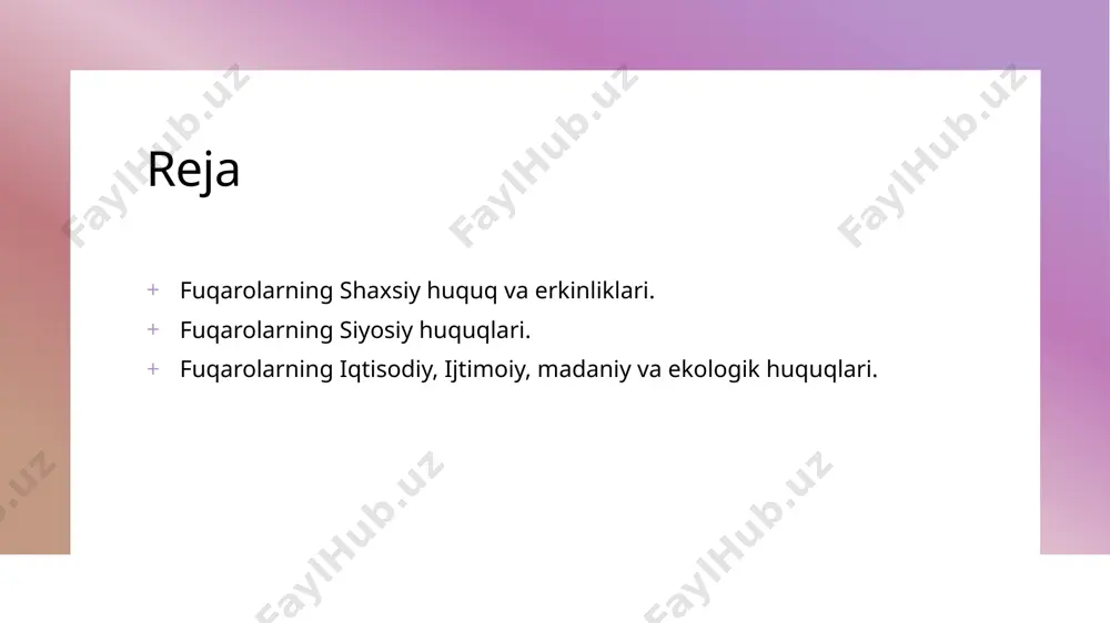 iy huquqlarini himoya qilishda qonunlar yaratish, ijro etish va nazorat qilish orqali muhim rol o'ynaydi. jamiyat, fuqarolarni shaxsiy huquqlarini himoya qilishda targ'ibot, ta'lim va faoliyatlar orqali qo'llab-quvvatlaydi, huquqlarni himoya qilishda faol ishtirok etadi. huquqiy mexanizmlar, sudlar va huquqni muhofaza qiluvchi organlar orqali fuqarolarning shaxsiy huquqlarini himoya qilishda muhim ahamiyatga ega. fuqarolar va shaxsiy huquqlar: qonuniy mexanizmlar va muammolar. fuqarolarning shaxsiy huquqlari, qonuniy mexanizmlar orqali himoya qilinadi. biroq, amaldagi muammolar, huquqlarning amalga oshirilishini cheklaydi. misol uchun, davlat organlari va sud tizimi o'rtasida aloqa yetishmovchiligi mavjud. - huquqiy himoya mexanizmlari - sudda shaxsiy huquqlarni himoya qilish - boshqaruv va fuqarolar o'rtasidagi aloqa. photo by the new york public library on unsplash shaxsiy huquqlarning rivojlanishi: tarixiy va zamonaviy nuqtai nazarlar. 1 tarixiy rivojlanish - shaxsiy huquqlar tarixi qadimgi davrlardan boshlab, inson huquqlari e'tirof etilishi, huquqiy tizimlar orqali qo'llab-quvvatlanishi bilan bog'liq. 2 zamonaviy tendensiyalar - bugungi kunda shaxsiy huquqlar global miqyosda rivojlanmoqda, demokratik qadriyatlar, …