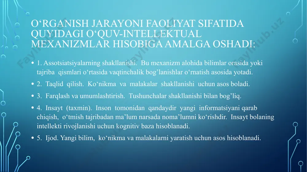 ta’lim psixologiyasi taqdimoti - Page 4