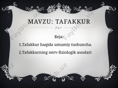 tafakkur — PPTX