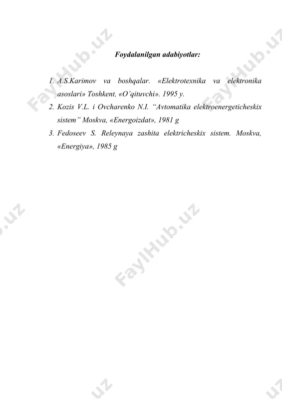 sinхrоn kоmpеnsаtоrlаrning rеаktiv quvvаtini аvtоmаtik bоshqаrish. - Page 5