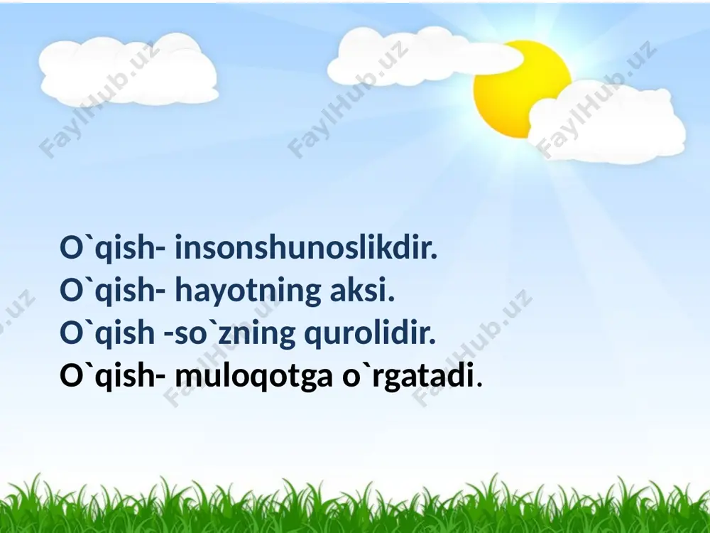 tabiat bilan suhbat (o'qish fanidan ochiq dars ishlanma) - Page 4
