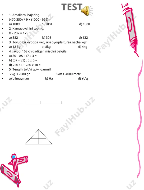 hisob darsi matematika dars ishlanma - Page 5
