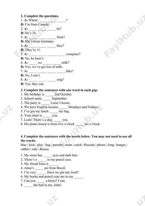 final control work for the part time students for the 1st term - Page 2