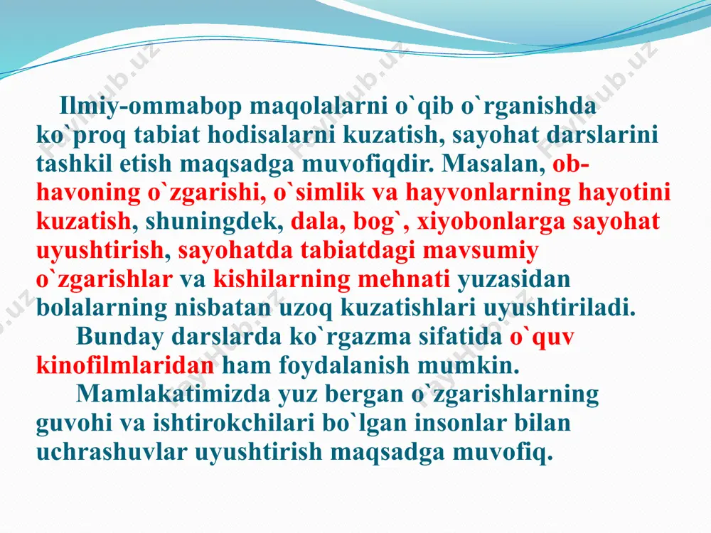 ilmiy-ommabop asarlarni o`qish metodi - Page 5