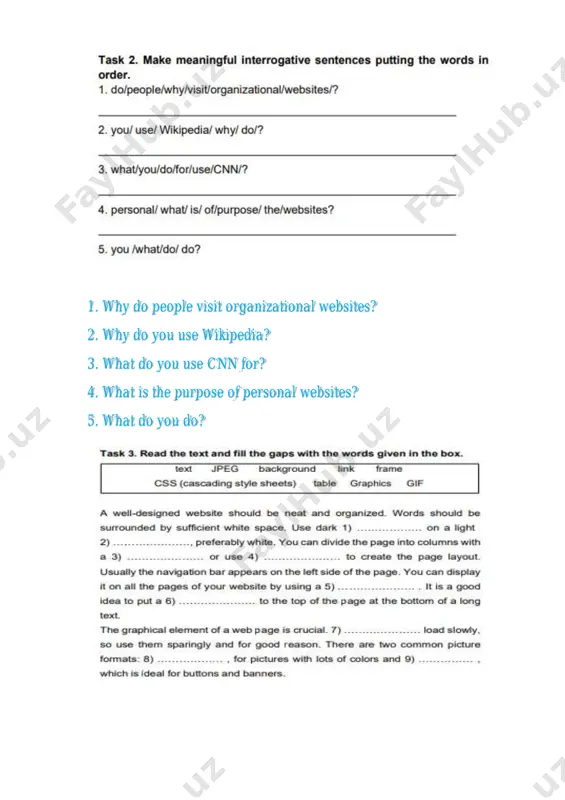 web sahifalarni yaratish - Page 3