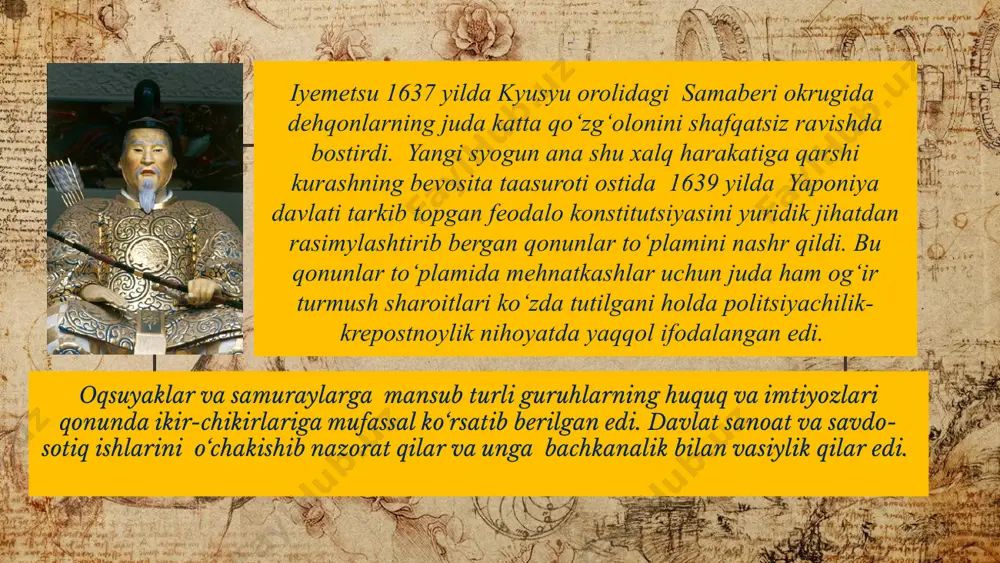 ntralnoy azii. m., 1986. 3. istoriya stran azii i afriki v sredno‘ye veka. 1-2 ya. m., vo‘sshaya shkola, 1988. 4. istoriya sredno‘x vekov (pod.red.z.v.udalsovoy i s.p.karpova. 1-2 ch.). m.. vo‘sshaya shkola, 1991. 5. kuznetsov.y.d. istoriya yaponii. 6. peskov.s.s. yaponiya v ranneye srednevekovye. m., 1987. 7. sila-novitskaya.t.g. kult imperatora v yaponii-mifo‘, istoriya, doktrino‘, politika. m., 1990. 13 want big impact? use big image. 14 image2.jpg image4.jpeg image5.jpeg image3.jpg image6.jpeg image7.jpeg image8.jpeg image9.jpeg image10.jpeg image11.jpeg image12.jpeg image13.jpg image14.jpeg image1.jpg