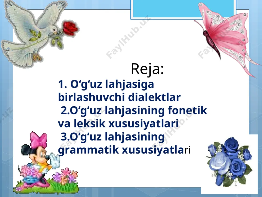 o‘zbek tilining o‘g‘uz lahjasiga xos xususiyatlar - Page 3
