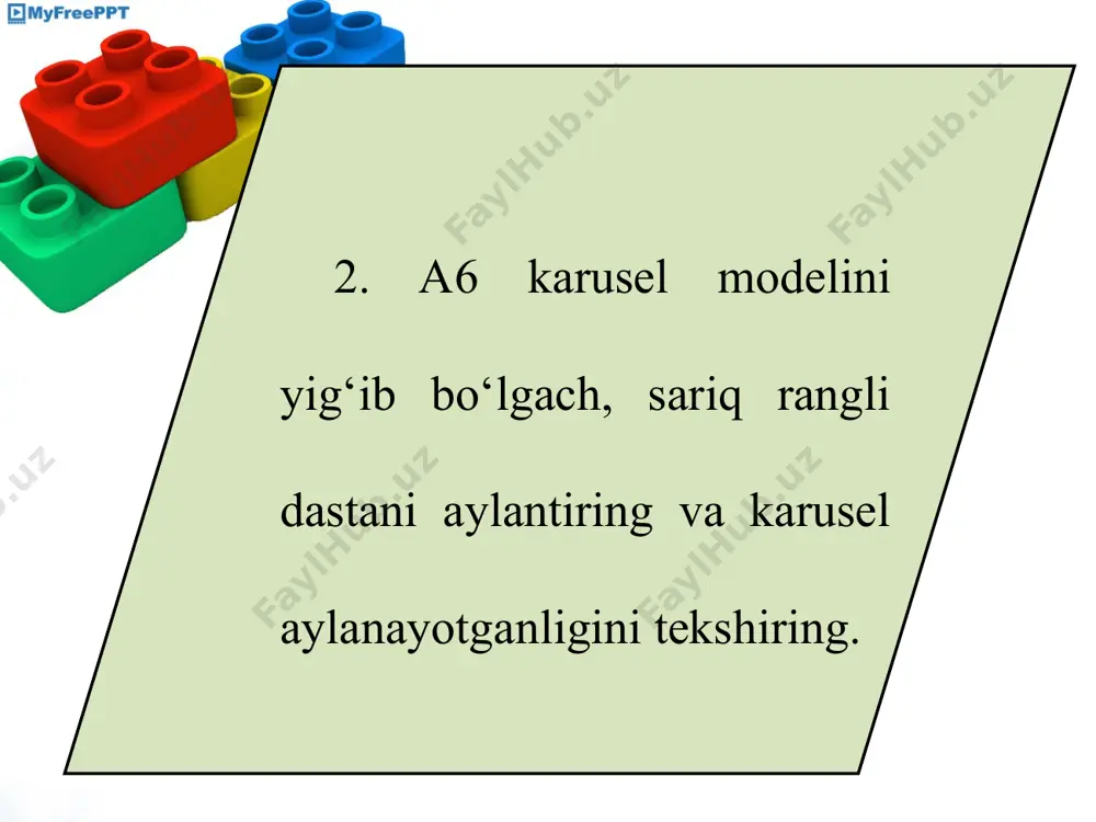 aylanma harakatlanuvchi sodda mexanizm yasash. karusel. karusel tezligini oshirish 5-sinf - Page 5
