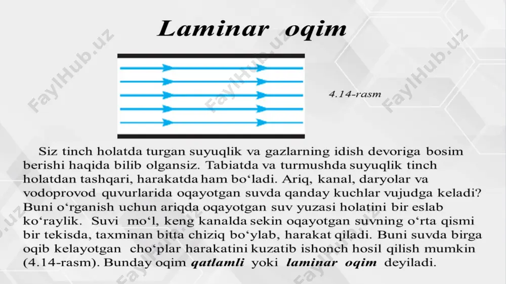laminar va turbulent oqimlar. reynolds soni - Page 2