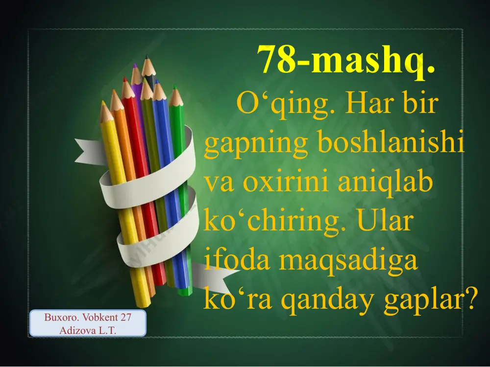 darak gapda tinish belgilari (78-80-mashqlar) - Page 3