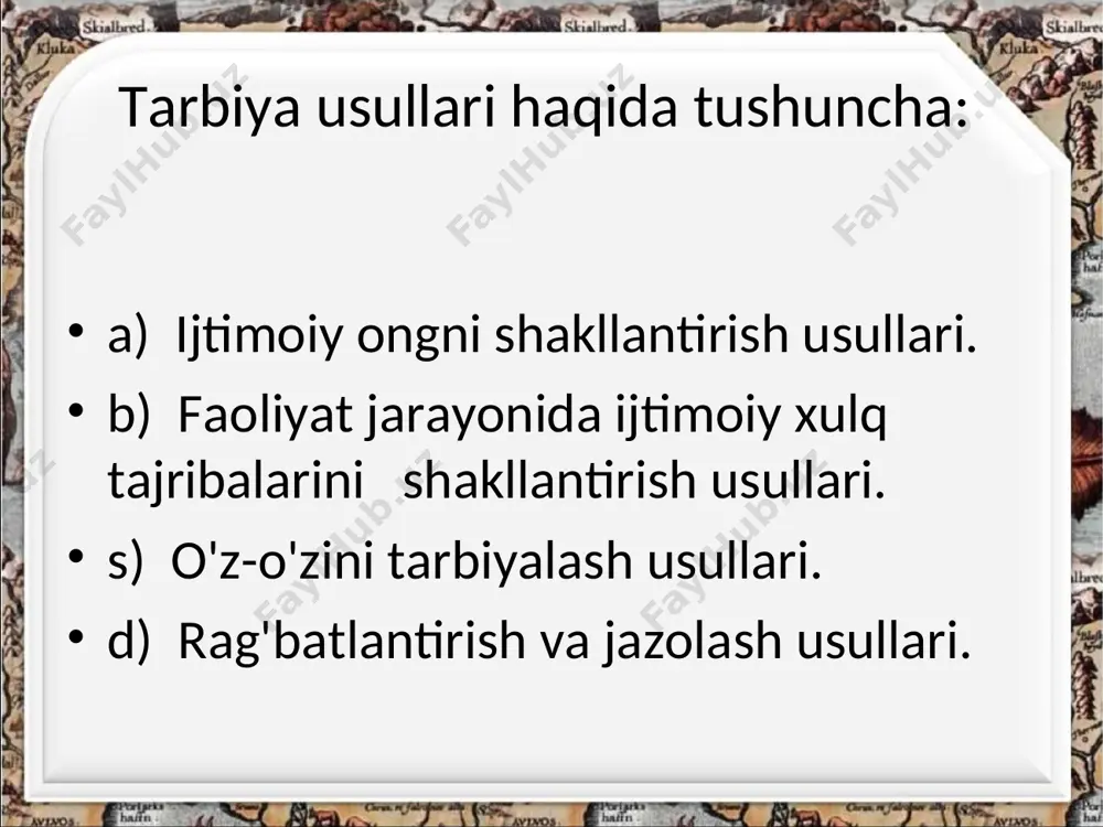 tarbiya jarayonining mohiyati va prinsiplari - Page 3