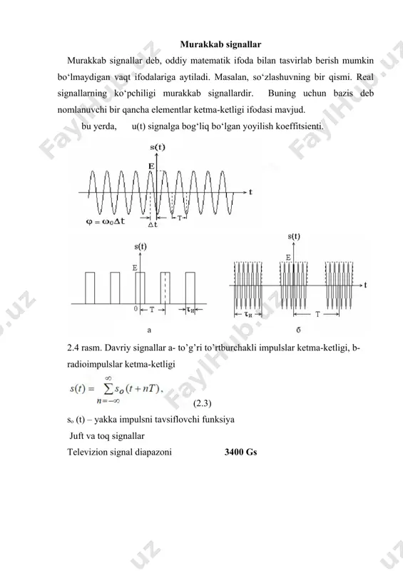 signallarni vaqt diskrеt funksiyаsi sifatida ifodalash - Page 4