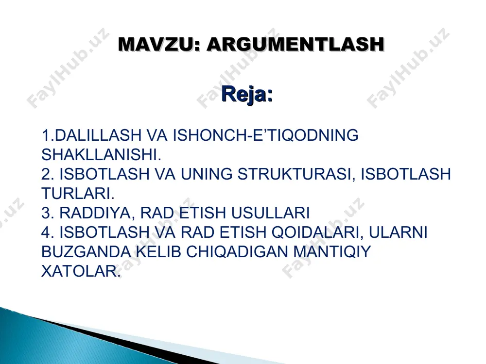 mantiq mavzu: argumentlash - Page 2