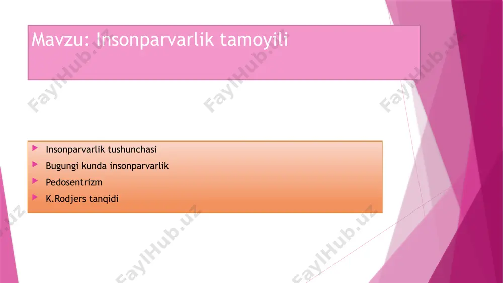 moqda. bugungi kunda mamlakatimizning turli hududlarida 130 dan ortiq millat va elat vakillari yurtdoshlarimiz bilan bir oila farzandlaridek ahil va inoq yashab kelishmoqda. ular umumiy uyimiz - jonajon o'zbekistonimiz ravnaqi yo'lida birlashib, barcha soha va tarmoqlarda fidokorona mehnat qilmoqda, rivojlangan bozor iqtisodiyoti va kuchli fuqarolik jamiyatiga asoslangan huquqiy demokratik davlat qurishga munosib hissa qo'shmoqda. hozirgi kunda bag'rikenglik insonparvarlik madaniyatini rivojlantirish, millatlararo fuqarolararo hamjihatlik va totuvlikni mustahkamlash, yosh avlodni shu ruhda va shu asosda, vatanga muhabbat va sadoqat ruhida tarbiyalash davlatimiz siyosatining muhim ustuvor yo'nalishlaridan biriga aylanib kelmoqda. yurtimizda hukm surayotgan milliy va umuminsoniy qadriyatlar uyg'unligini kelgusida yangi bosqichga ko'tarish uchun hurmatli prezidentimiz oldimizga quyidagi maqsadlarni qo'ymoqda: - jamiyatda fuqarolarning konstitutsiyaviy huquq va erkinliklarini, ularning jinsi, irqi, millati, tili, dini, ijtimoiy kelib chiqishi, e'tiqodi, shaxsiy va ijtimoiy mavqeidan qat'i nazar, qonun oldidagi tengligini ta'minlashga qaratilgan tizimli va izchil faoliyatni samarali tashkil etish; - millatlararo munosabatlar sohasida tizimli asosda ilmiy, jumladan, ijtimoiy …