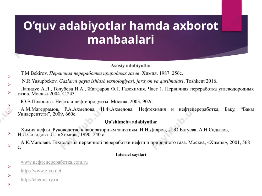 hirishi natijasida turg'un suv havzalari tubidan ajralib chiqadigan yoqimsiz hidli gaz. yonuvchi tabiiy gazlar - yer poʻstining choʻkindi gʻilofida erkin toʻplamlar hamda erigan (neftda va qatlam suvlarida), tarqoq (jinslarda shimilgan) gaz kondensat va qattiq (gazogidrat uyumlarida) holda uchraydigan metan qatoridagi uglevodorodlar va uglevodorod boʻlmagan komponent aralashmalari hisoblanadi. bog’langan (yoʻldosh) neft gazlari — neft va gaz uglevodorodlaridan hosil boʻlgan mahsulotlar sifatida tabiatda doimo birga uchraydigan gazlar. har qanday neft uyumida maʼlum bir miqdorda gaz miqdori mavjud va u qatlam sharoitida neftda erigan holatda boʻladi. neft yer yuzasiga chiqqan paytda u bilan birgalikda chiqadi. texnologik gazlar – sanoatda foydalanish uchun ishlab chiqariladigan gazsimon materiallardir. berilgan asosiy gazlar azot, kislorod, karbonat angidrid, argon, vodorod, geliy va atsetilendir, ammo boshqa ko'plab gaz va aralashmalar gaz ballonlarida ham mavjud. gaz kondensatlari - tabiiy gazning yoʻlakay, rangsiz, tiniq, harakatchan turli uglevodorodlar aralashmasi; metan qatori (alifatik), aromatik (atsiklik) va naften (alitsiklik) tizimli tarkibga ega. tabiiy gaz konlarining …