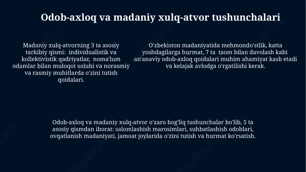 e’tiked va muomalaviy madaniyat - Page 5