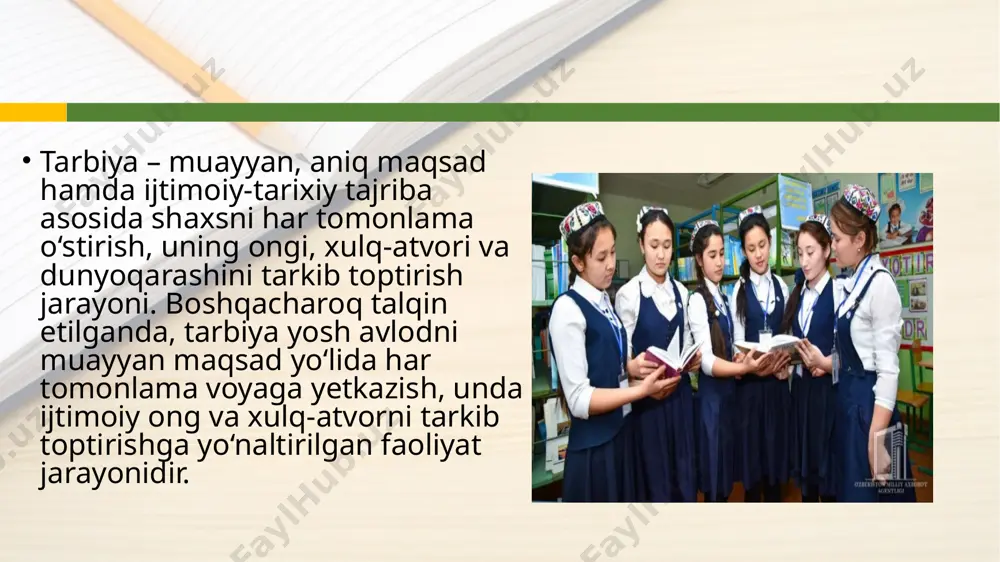 tarbiya jarayoning mazmuni va mohiyati - Page 4