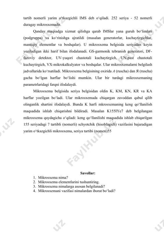 mikrosxemalar haqida ma‘lumot - Page 4