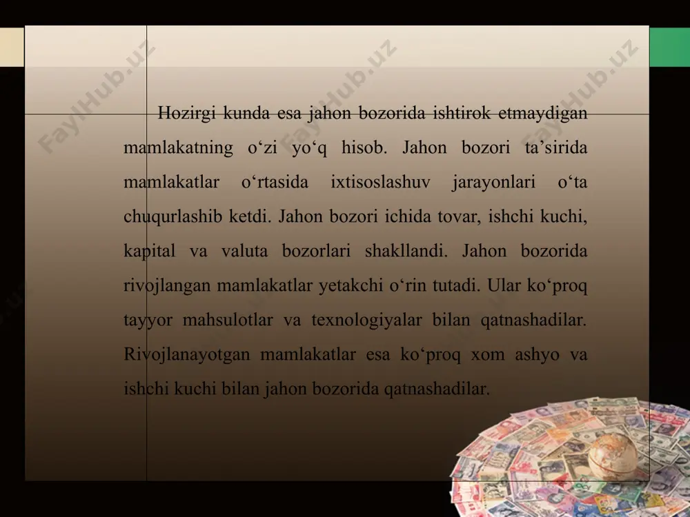 xalqaro savdo nazariyalari - Page 5
