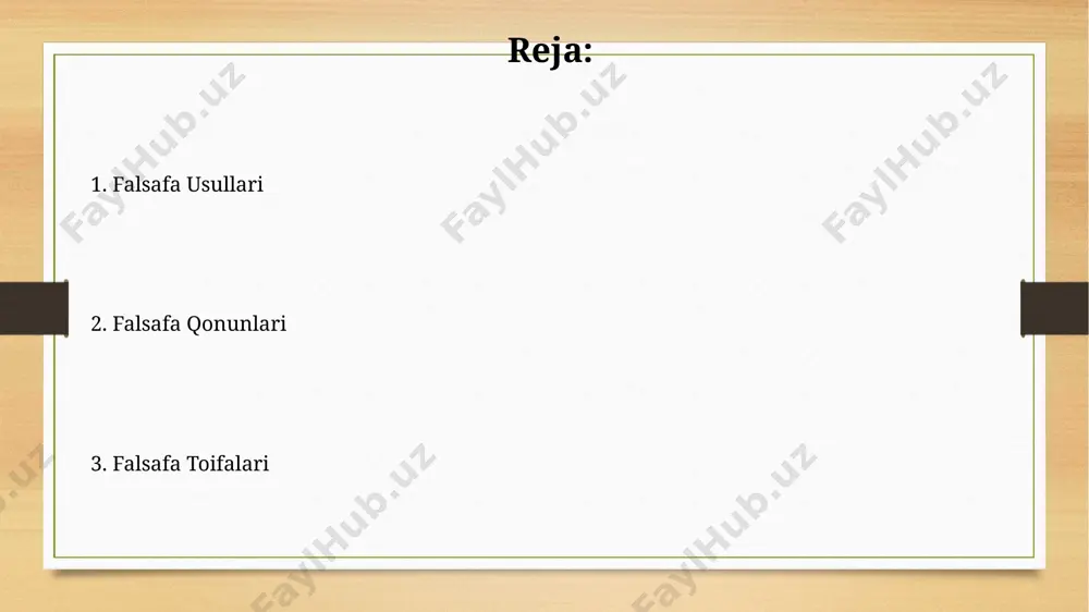 hlil qilib, insoniy bilishning chegaralarini 20-asrda o'rganishga qaratilgan. bilish nazariyasining falsafiy ahamiyati, haqiqat, bilim va borliq masalalarini o'rganish orqali, dunyoqarashni shakllantirishda 4 ta asosiy metafizik tizimga ta'sir ko'rsatadi. hermeneutika va matnni talqin qilish герменевтика 20-asrning ikkinchi yarmida, ayniqsa, germaniya va aqshda, matnlarni talqin qilishning asosiy usullaridan biriga aylandi, 3 ta asosiy maktabni o'z ichiga oladi. gadamer va ricoeur kabi taniqli mutafakkirlar tomonidan ishlab chiqilgan hermenevtik usullar, 19-asr o'rta osiyo adabiyotini tahlil qilishda ham qo'llanilishi mumkin. aksiologiya: qadriyatlar haqida ta'limot aksiologiyaning asosiy vazifalaridan biri, insoniyat tarixida 3 ta asosiy qadriyat tizimini – ma'naviy, ijtimoiy va moddiy qadriyatlarni tahlil qilish va ularning o'zaro bog'liqliklarini o'rganish hisoblanadi. aksiologiya, sharq falsafasi, jumladan, 12-asr buxoro madrasalarining axloqiy falsafasi bilan bog'liq bo'lgan ba'zi tushunchalarni o'z ichiga oladi. mantiq va falsafiy tahlil "mantiq va falsafiy tahlil" kursi 19-asr oxiri, 20-asr boshlarida samarqanddagi madrasalarda mantiq va falsafa fanlarini chuqurroq o'rganish uchun maxsus dastur sifatida joriy etilgan. ushbu kursda …