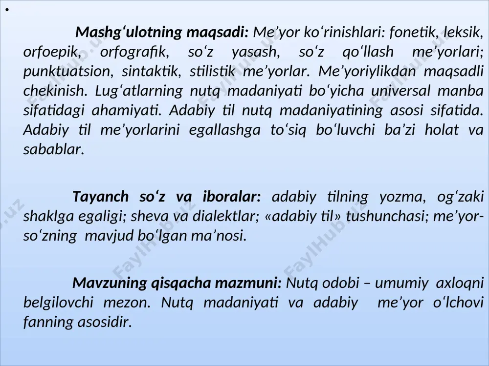 o‘zbek adabiy tili me’yorlari - Page 5