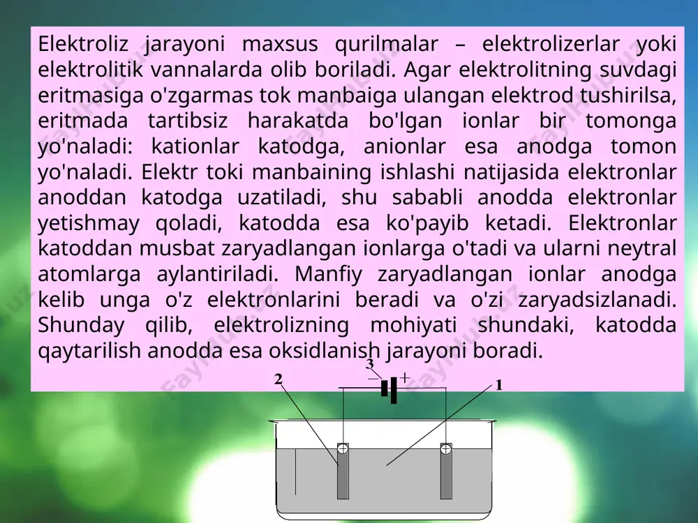elektroliz jarayonlari - Page 4