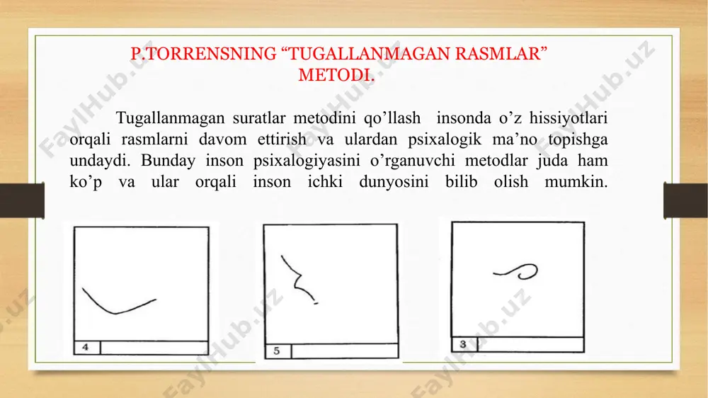 p.torrensning "tugallanmagan rasmlar" metodini qo'llash - Page 2