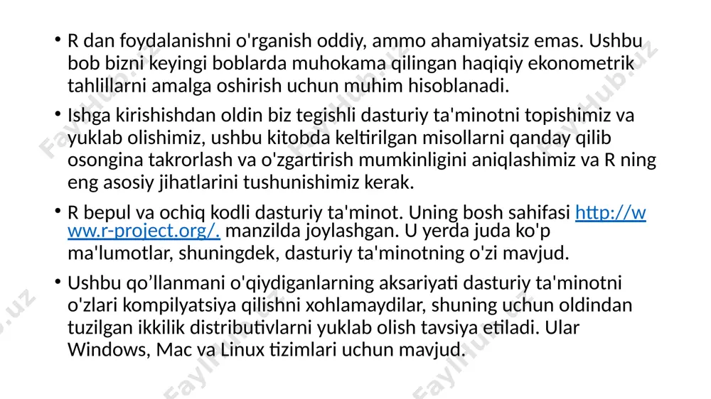 arni taqdim etadi. > belgisining o'ng tomonida foydalanuvchi r ga baholash uchun buyruqlar kiritishi mumkin bo'lgan so’rovlar uchun maydon mavjud. bu yerda xohlagan narsani yozishimiz mumkin. image1.png /docprops/thumbnail.jpeg