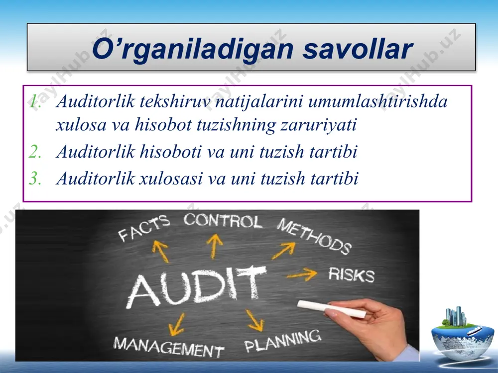 auditorlik hisoboti va xulosasi - Page 2