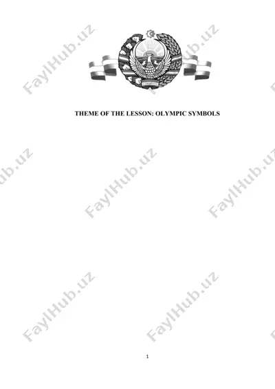 olympic symbols — DOC