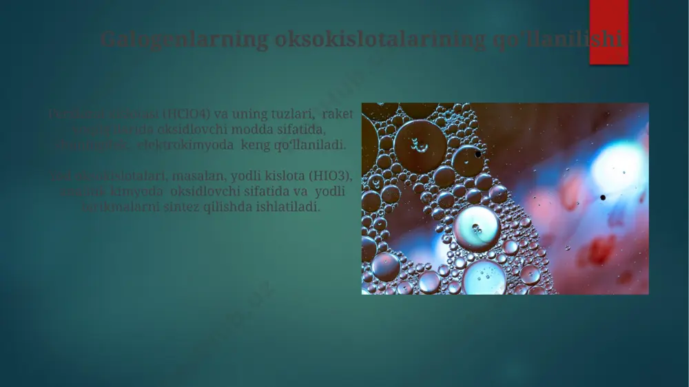 galogenlarning sulfidlari. galogenlarning oksokislotalari - Page 3