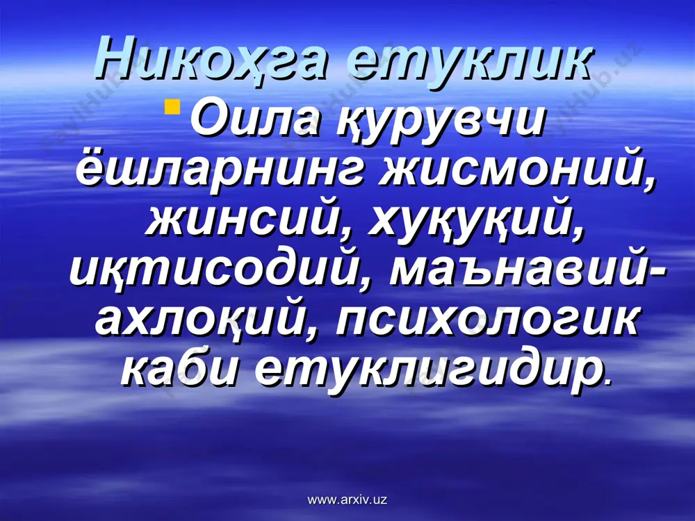 никоҳ олди омиллари ва уларнинг никоҳ мустаҳкамлигига таъсири - Page 4