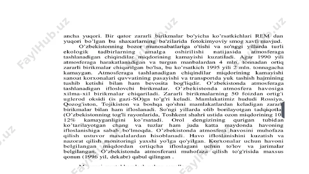 atmosfera havosidan namuna olish - Page 3