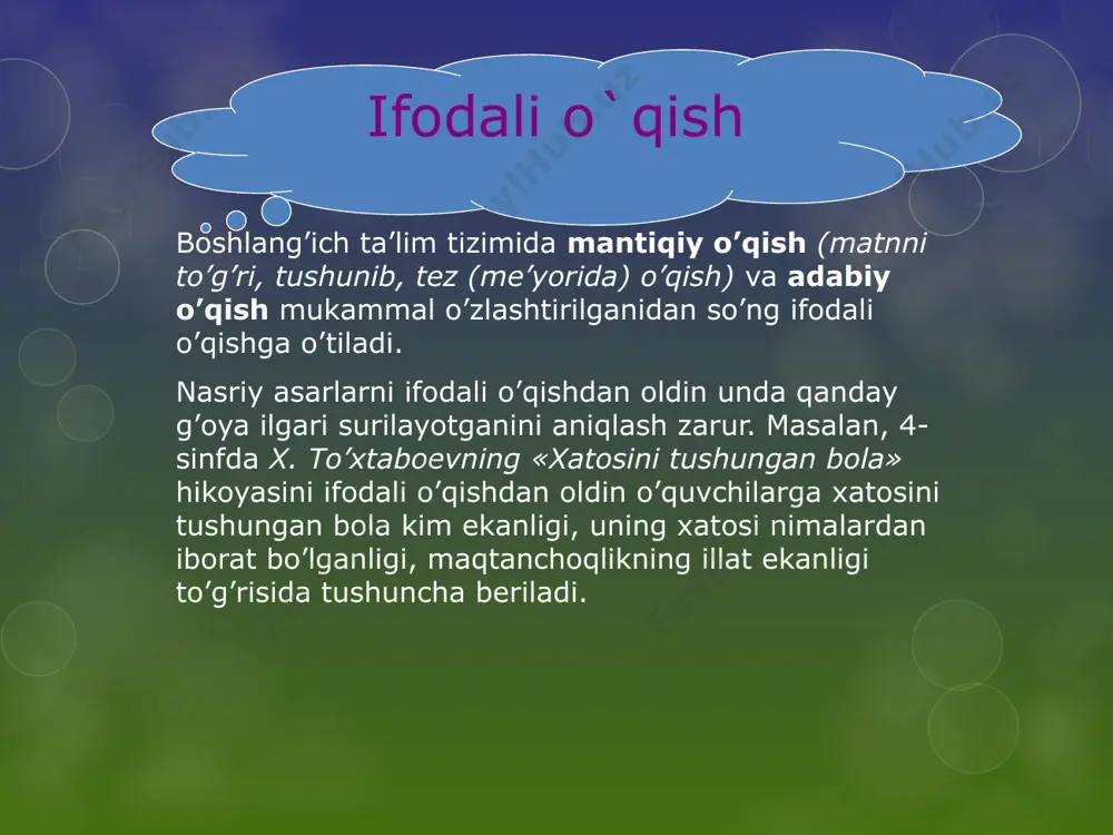 tez o‘qishga o'rgatish usullari - Page 4